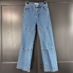 Wide Leg Adika Jeans with seam detail